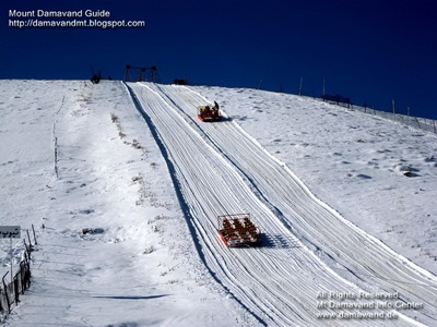 Ski Resort AbAli Tehran, Iran