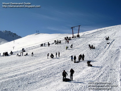 Ski Resort Ab Ali Tehran, Iran